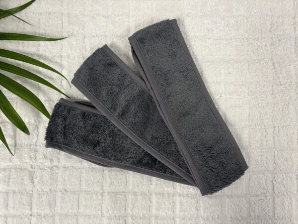 Duo Touch 300gsm Reversible Head Band - 5 pack (Charcoal)