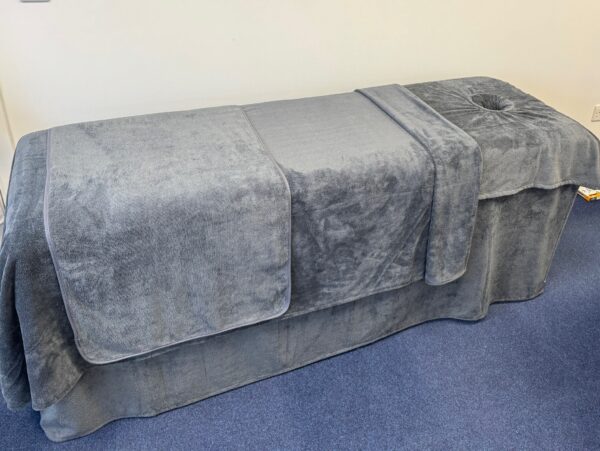 duo touch spa bed made up
